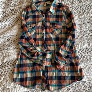 Button down checked shirt!